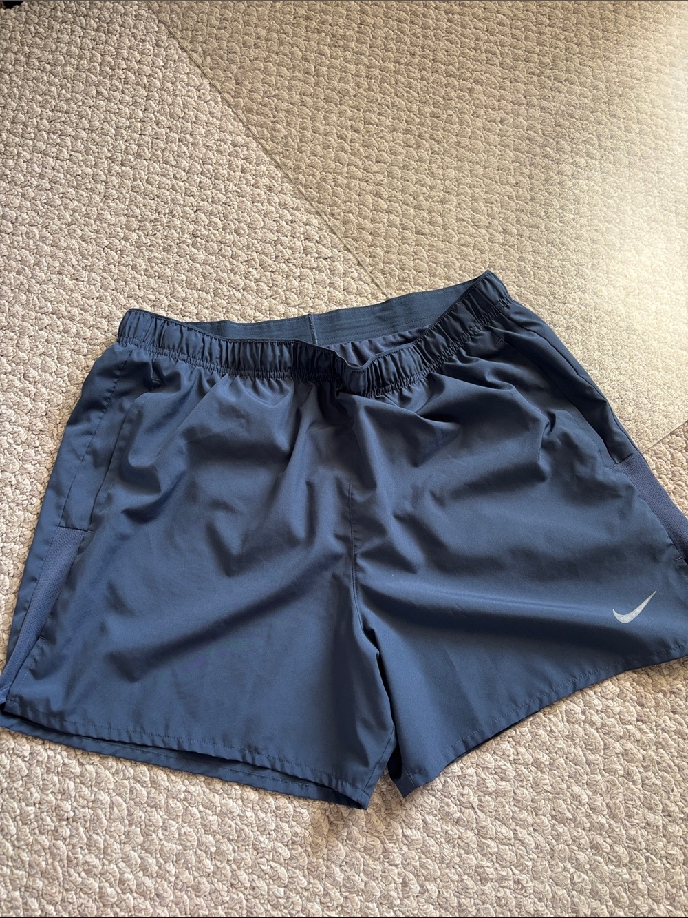 Nike Men's Dark Navy Athletic Running Shorts